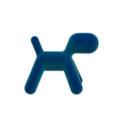 Puppy | Abstract plastic dog - 01 Blue Iridescent | Objetos | Magis