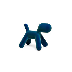 Puppy XS | Abstract plastic dog - 01 Blue Iridescent | Objetos | Magis