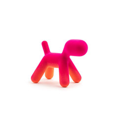 Puppy XS | Abstract plastic dog - 12 Fuchsia / Orange | Objetos | Magis