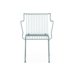 South | Stacking armchair - Light Blue | Sillas | Magis