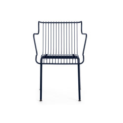 South | Stacking armchair - Night Blue | Sillas | Magis