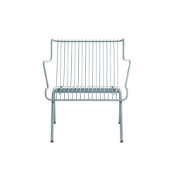 South | Stacking low armchair - Light Blue | Sessel | Magis