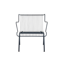 South | Stacking low armchair - Night Blue | Sessel | Magis