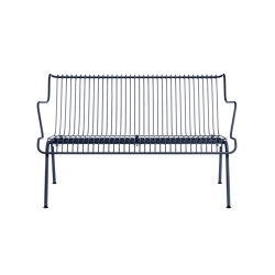 South | Stacking low bench - Night Blue | Panche | Magis