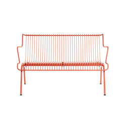 South | Stacking low bench - Orange | Panche | Magis