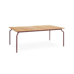 South | Table - Bordeaux x Teak | Mesas comedor | Magis