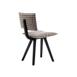 Trave | Upholstered chair - Black | Sillas | Magis