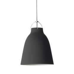 Caravaggio™ Matt | Pendant | P2 | Black | Grey45 cord | Pendelleuchten | Fritz Hansen