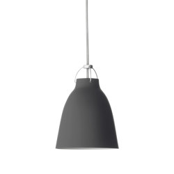 Caravaggio™ Matt | Pendant | P1 | Black | Grey45 cord | Pendelleuchten | Fritz Hansen