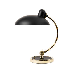 Kaiser Idell™ Table Lamp | Matt black & Brass | Tischleuchten | Fritz Hansen