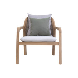 Lena Club Chair, Natural Teak | Armchairs | Design Pergola