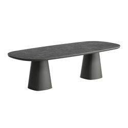 Seattle Dining Table 260x110cm, Black Matt Frame | Mesas comedor | Design Pergola