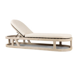 Seville Sunlounger, Antigua Weathered Teak | Bains de soleil | Design Pergola