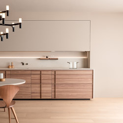 Archigraphica in Canaletto Tactile Walnut Wood | Cuisines équipées | Valcucine