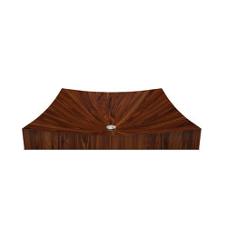 Laguna Pure | Santos-rosewood | Wash basins | Alegna AG