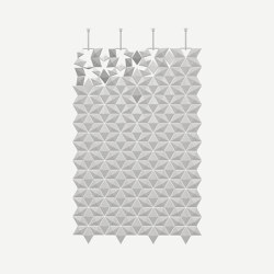 Divisorio sospeso Facet | Sound absorbing room divider | Bloomming