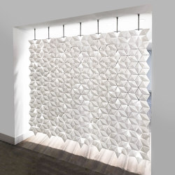 Facet hanging room divider 238 x 207cm in White |  | Bloomming