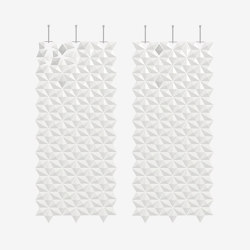 Facet hanging room divider 102 x 226cm - 2 pieces | Divisores de habitaciones fonoabsorbentes | Bloomming