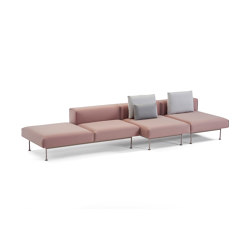 Convert sofa outdoor | 4-seater | Prostoria