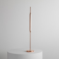 Reed Table Light small polished copper | Table lights | Tom Kirk Lighting