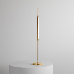 Reed Table Light small polished gold | Tischleuchten | Tom Kirk Lighting