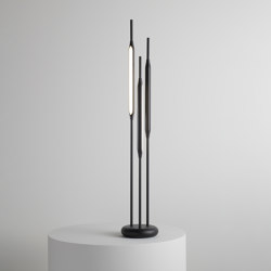 Reed Table Light large matt-black powdercoat | Table lights | Tom Kirk Lighting