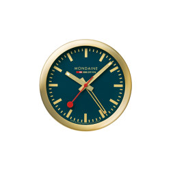 Table clock, 125mm, deep ocean blue table and alarm clock |  | Mondaine Watch