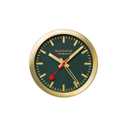 Table clock, 125mm, forest green table and alarm clock | Clocks | Mondaine Watch