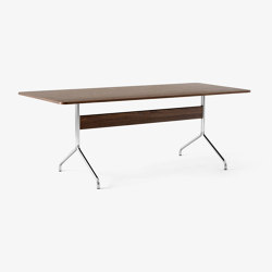 Pavilion AV19 Lacquered Walnut w. Chrome Base | Conference tables | &TRADITION