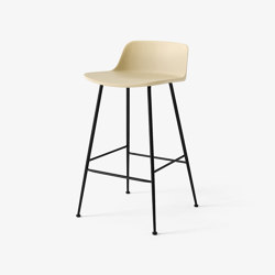 Rely HW81 Beige Sand w. Black base | Bar stools | &TRADITION