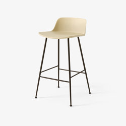 Rely HW81 Beige Sand w. Bronzed base | Bar stools | &TRADITION