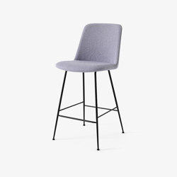 Rely HW93 Re-Wool 0658 w. Black base | Bar stools | &TRADITION