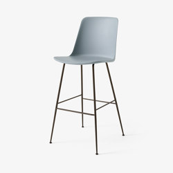 Rely HW96 Light Blue w. Bronzed base | Bar stools | &TRADITION