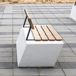Twist | Concrete Bench and Seat Wall | closed base | VPI Concrete