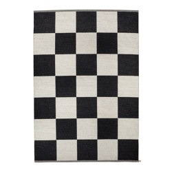 Checkerboard Icon | Midnight Black 554 | Rugs | Kasthall