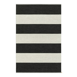 Wide Stripe Icon | Midnight Black 554 | Rugs | Kasthall