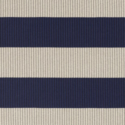 Big Stripe in/out | navy blue-light sand | Formatteppiche | Woodnotes