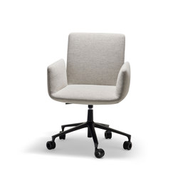 Jalis Chair, 5-Star Base with Castors | Chairs | COR Sitzmöbel