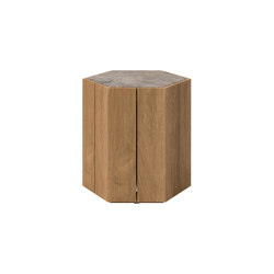 Hexagon Side Table Muschelkalk | Side tables | Tribù