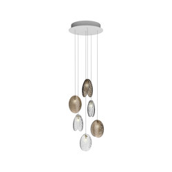 MUSSELS chandelier of 6 pcs | Pendelleuchten | Bomma