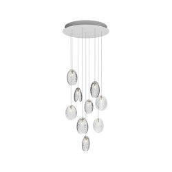 MUSSELS chandelier of 9 pcs | Suspensions | Bomma