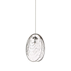 MUSSELS single pendant clear anthracite | Suspended lights | Bomma