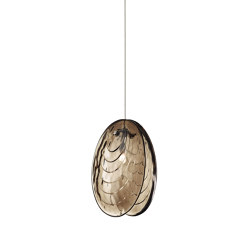 MUSSELS single pendant smoke anthracite | Suspensions | Bomma
