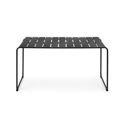 Ocean 4-pers table - black | Tabletop rectangular | Mater