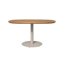 T-Table mesa baja de comedor elipse 136 x 80cm H67 | Dining tables | Tribù