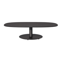 T-table coffee table elipse 136 x 80cm H35