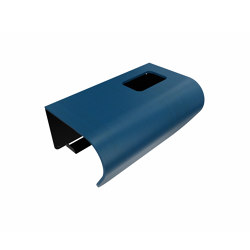 Captain horizontal toilet roll holder with wet wipe dispenser | Portarollos | PlyDesign