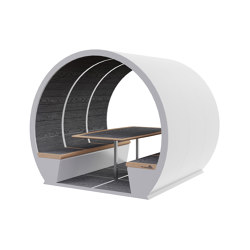 6 Person Open Outdoor Pod | Room in room | The Meeting Pod