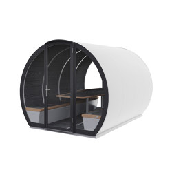 8 Person Fully Enclosed Outdoor Pod | Office Pods | The Meeting Pod