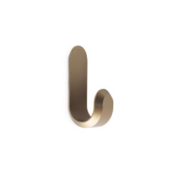 Curve Mini Hooks Matt gold | Ganchos simples | Normann Copenhagen